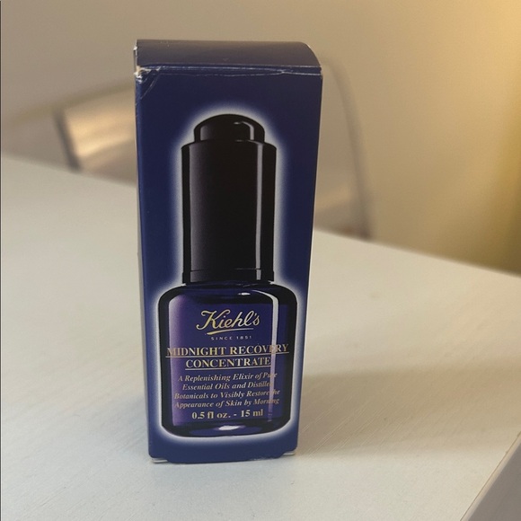 Kiehl's Midnight Recovery Concentrate in Deep Blue 0.5 oz 15 ML New in Box - Picture 2 of 7